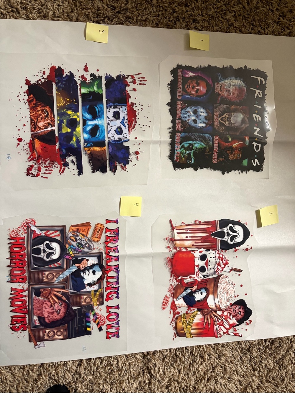 Halloween / Horror Character Custom T-Shirt